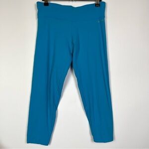 2/$30 Calvin Klein Performance Aqua Blue Capri Leggings - Size M